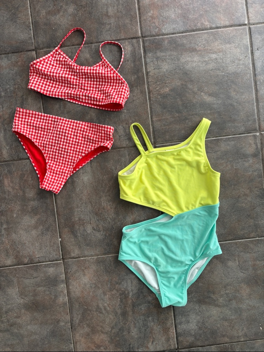 Set of TWO Girls Swimsuits